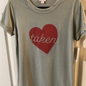 LEAVING SOON - GRAB IT - LIV Lularoe Graphic Tee - Taken